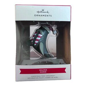 Hallmark WALRUS HORSE Christmas Ornament NEW In Box